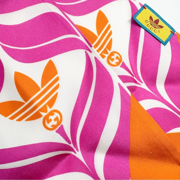 Gucci X Adidas Colorful Neck Bow Scarf 🔥🔥🔥😳😳👀 - Picture 4 of 10